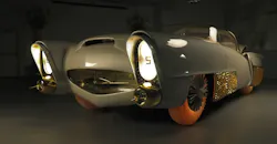 Restoration of the Golden Sahara II vehicle with the glowing tires Restoration of the Golden Sahara II vehicle with the glowing tires