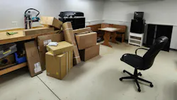 UPLIFT Desk ready to be unpacked. UPLIFT Desk ready to be unpacked.