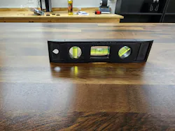 I had just set up the table and for fun placed a level on it, longways. It's so flat. This is with the wheels on, by the way. I had just set up the table and for fun placed a level on it, longways. It's so flat. This is with the wheels on, by the way.