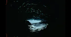 Inside of an ice cave in Iceland. Inside of an ice cave in Iceland.