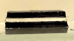 Completed battery with the hydrogel material Completed battery with the hydrogel material