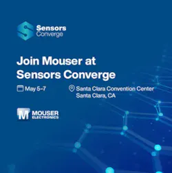 Mouser Electronics Showcases Latest Sensor and Embedded Technologies at Sensors Converge 2026 Mouser Electronics Showcases Latest Sensor and Embedded Technologies at Sensors Converge 2026