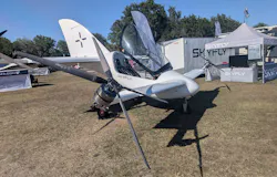 4. SkyFly’s Axe is a two-person hybrid eVTOL that uses a combination of fixed-angle propulsors and wings to operate from helipads or short runways. It can support real-world missions of 100+ miles. 4. SkyFly’s Axe is a two-person hybrid eVTOL that uses a combination of fixed-angle propulsors and wings to operate from helipads or short runways. It can support real-world missions of 100+ miles.