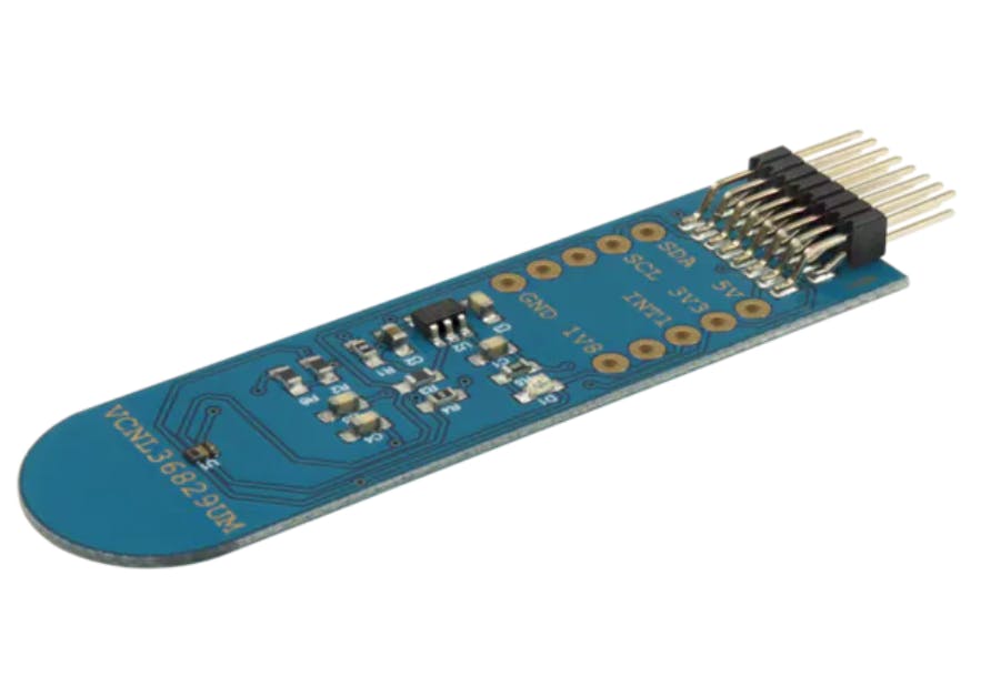 New Mouser Product; Vishay Semiconductors VCNL36829UM-SB Proximity Sensor Board