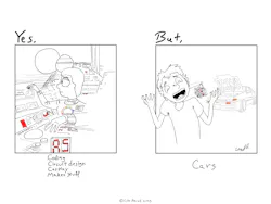 I hand-drew this cartoon - no AI involved. I hand-drew this cartoon - no AI involved.