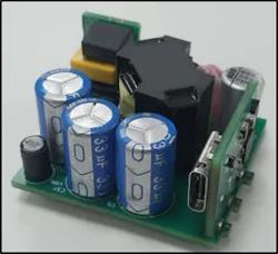 65-W USB-C QR flyback converter on a PCB 65-W USB-C QR flyback converter on a PCB