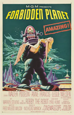 Forbidden Planet movie poster Forbidden Planet movie poster