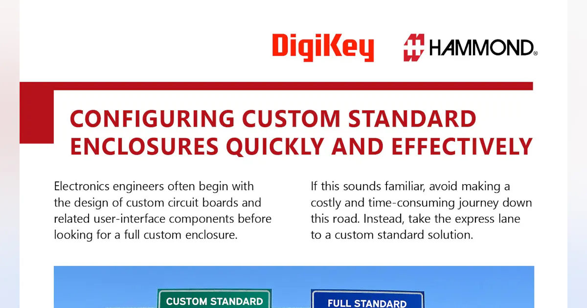 Infographic: Configuring Custom Standard Enclosures Quickly and ...