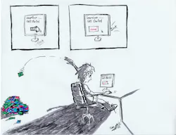 I hand-drew this cartoon - no AI involved.