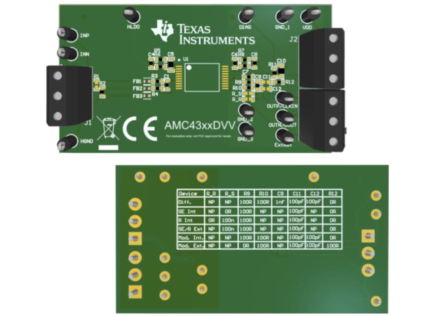 Texas Instruments AMC43xxDVVEVM Evaluation Module