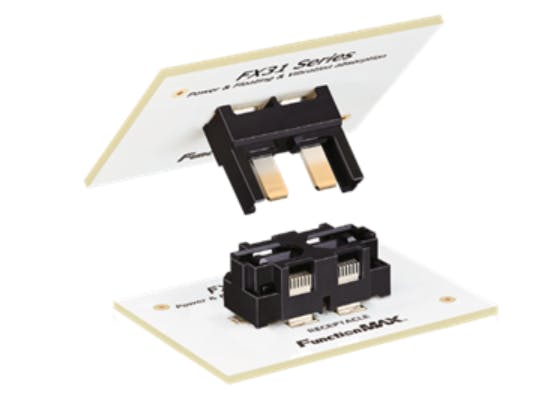 Now at Mouser: Hirose Electric FX31 FunctionMAX Floating High-Current Connectors