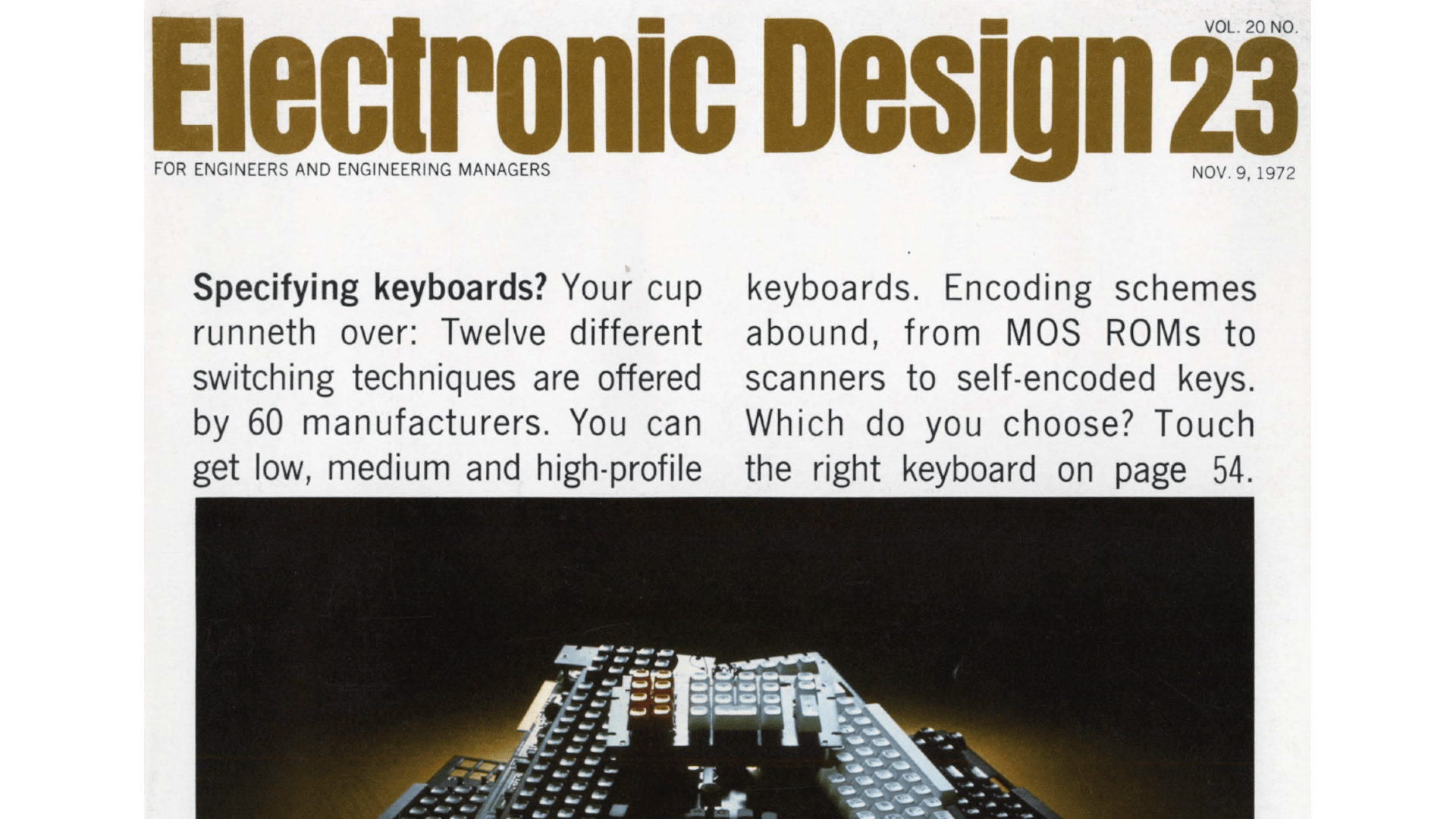 Electronic Design 1972