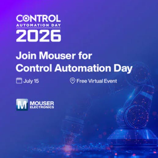Join Mouser for Control Automation Day July 15