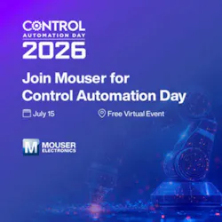 Join Mouser for Control Automation Day July 15