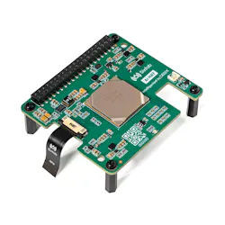 The Sixfab AI HAT uses the DEEPX DX-M1 AI accelerator for rapid prototyping and local inference.