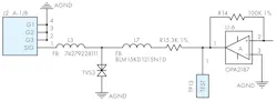 ESD protection on ECG electrodes