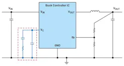 Switch-mode power supply with compensation components