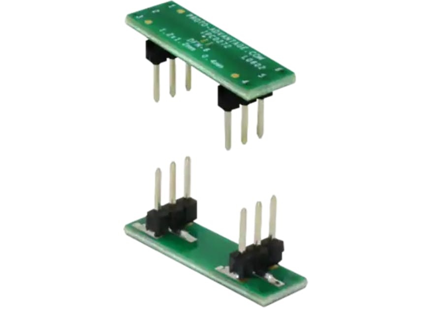Chip Quik DFN-6 to DIP-6/10 SMT Adapters
