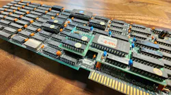 This is a Sigma Designs Color400 ISA graphics card. I kept it because I feel like it’s a work of art. I also thought, if any of those chips stopped working, the whole thing is cooked. Could I 3D-print new ones in the future?