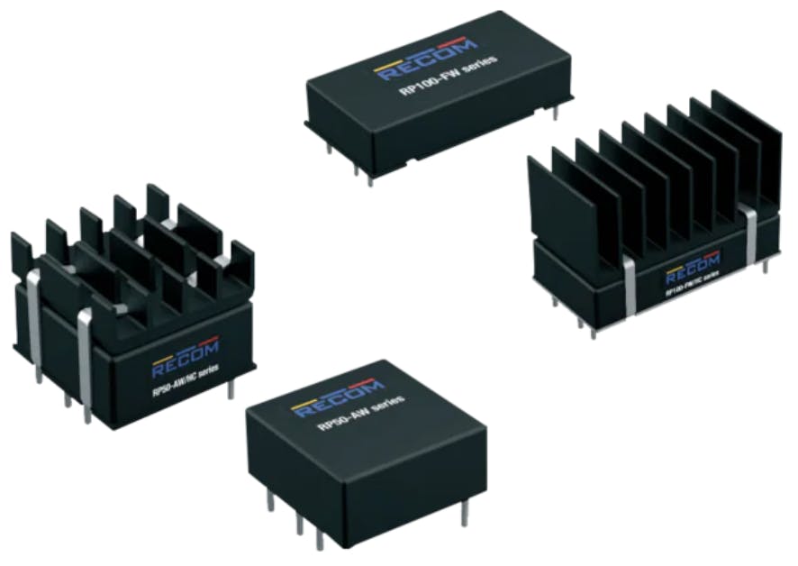 RECOM Power RP50-AW & RP100-FW DC/DC Converters