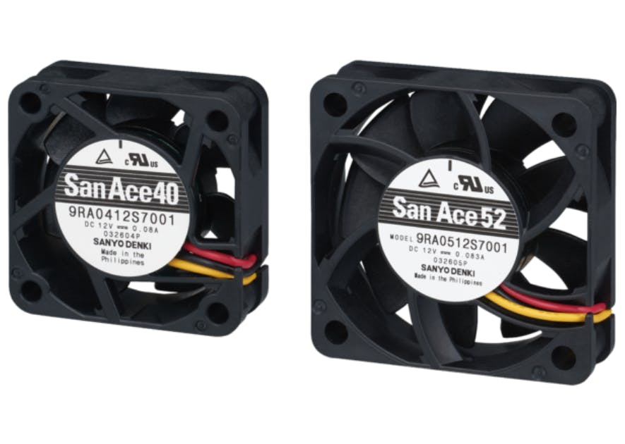 Sanyo Denki Low Noise DC Fans