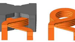 Figure 1: Use of flat wire rather than round wire offers higher conductor-packing density in the available core space, bringing multiple performance benefits. (Source: Bourns)