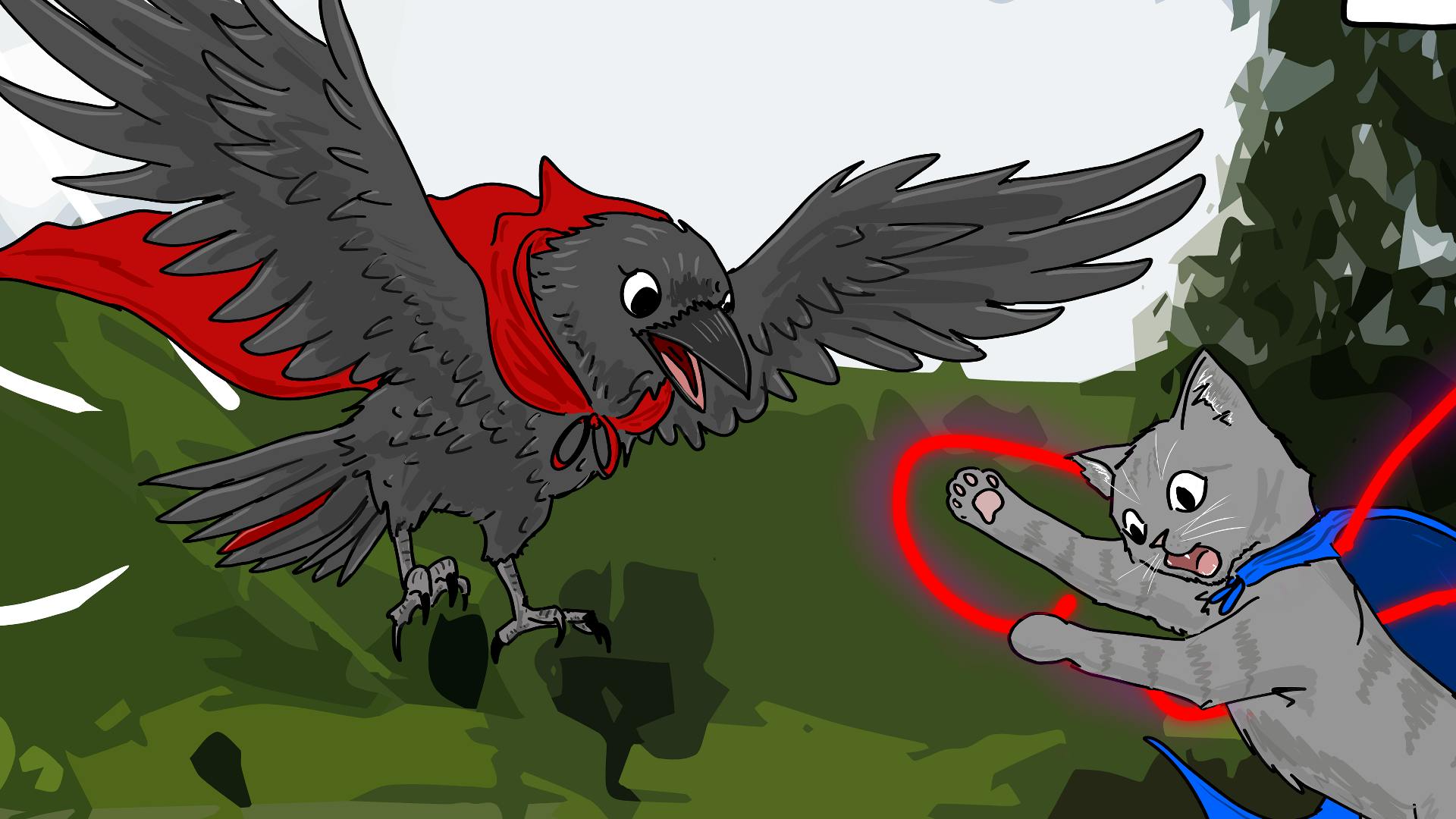 I hand-drew this cartoon - no AI involved.