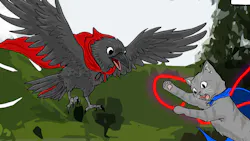 I hand-drew this cartoon - no AI involved.