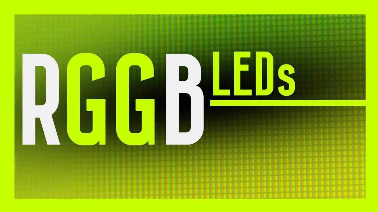 RGGB LEDs Light Up Augmented Reality