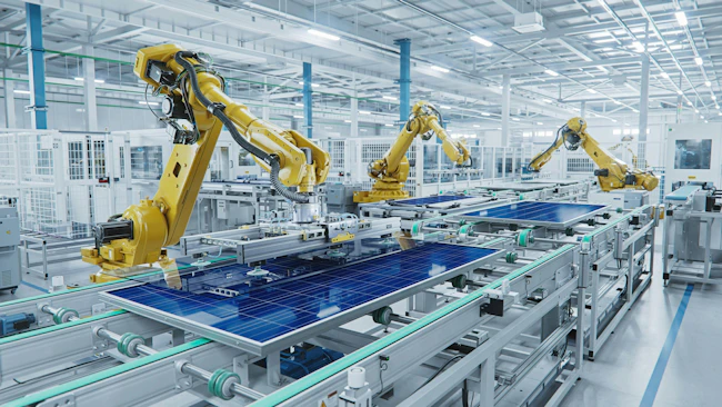 robot assembly line