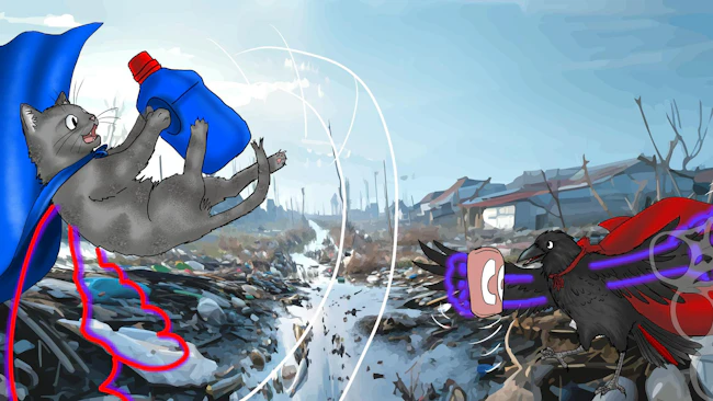 I hand-drew this cartoon - no AI involved.