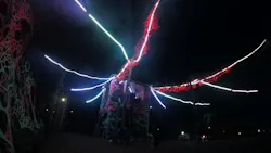 Medooze turns music into light