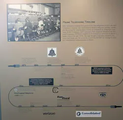 Evolution of isolated telephone networks