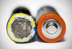 Leaking disposable batteries can cause severe hardware damage and high maintenance overhead