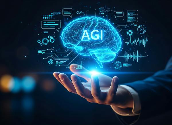 Figure 1: Technology leaders continue the race toward AGI, even as questions remain about where the finish line lies. (Source: Miftakhul/stock.adobe.com; generated with AI)