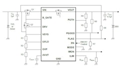 eFuse Offers Resistor-Adjustable Current Limit, Multiple Protection Features