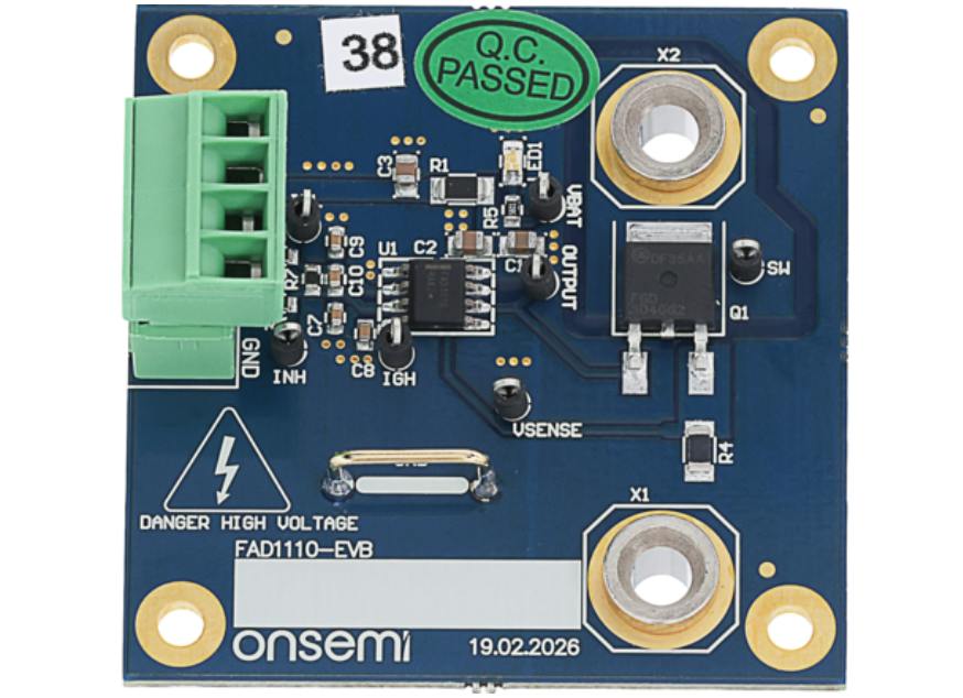 onsemi FAD1110EVB Driver Evaluation Board
