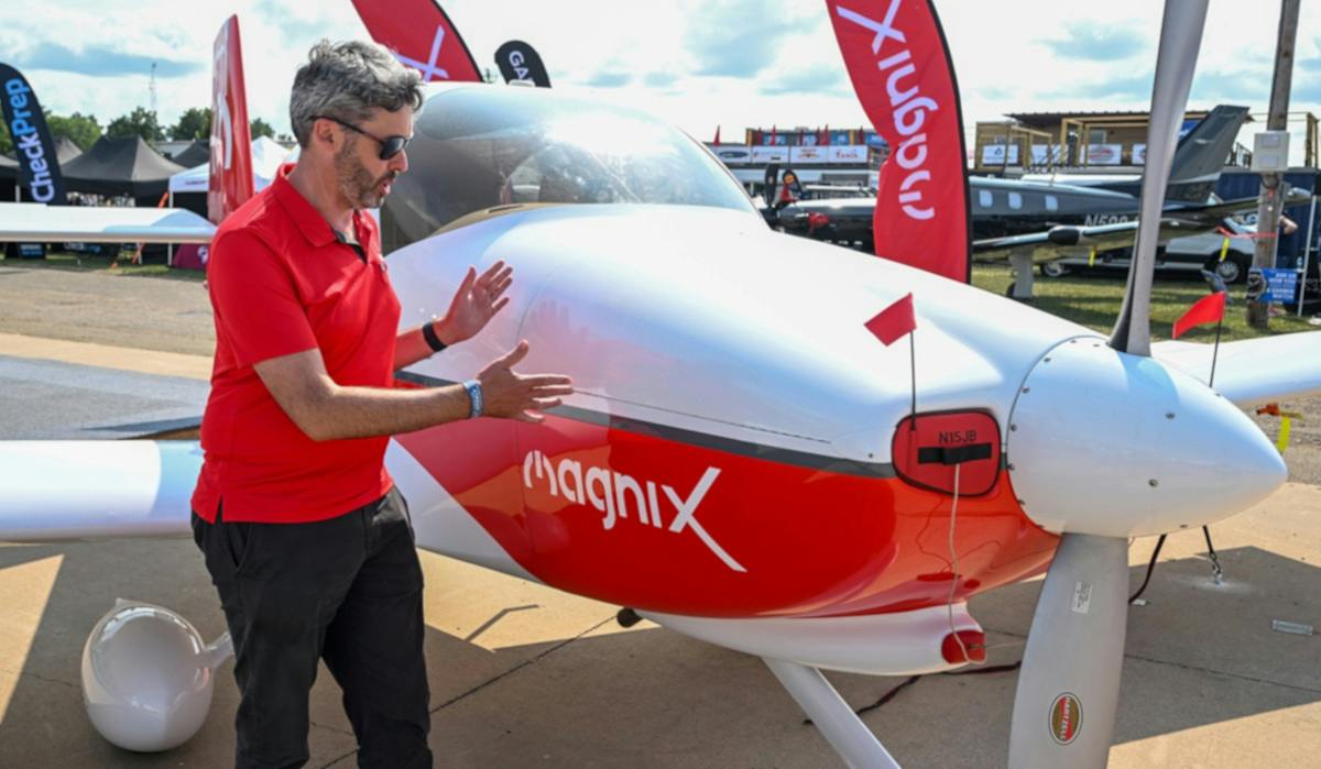 A Van&rsquo;s Aircraft RV-10 is destined to be retrofitted with a magniX 175-kW electric motor, inverter, and battery system that&rsquo;s able to generate a peak output of 235 shaft horsepower.