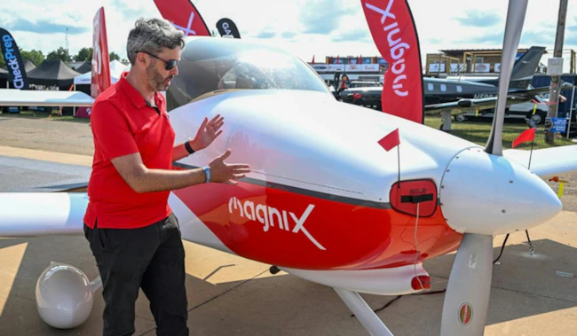 A Van&rsquo;s Aircraft RV-10 is destined to be retrofitted with a magniX 175-kW electric motor, inverter, and battery system that&rsquo;s able to generate a peak output of 235 shaft horsepower.