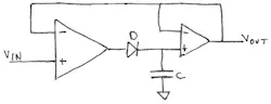 All-analog peak detector