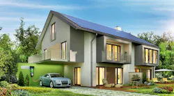 Smart home with electric car